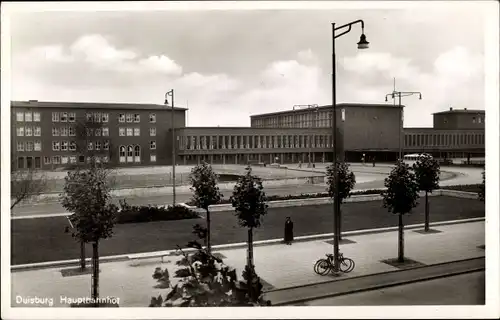 Ak Duisburg im Ruhrgebiet, Hauptbahnhof