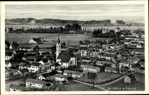 Ak Neufahrn bei Freising, Gesamtansicht