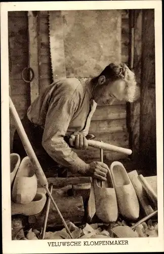 Ak Veluwsche Klompenmaker, Schuhmacher