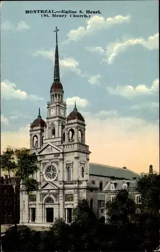 Ak Montreal Quebec Kanada, St. Henry Church