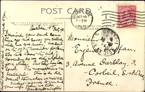 Ak Souvenir der Canadian Pacific Railway, Landschaft