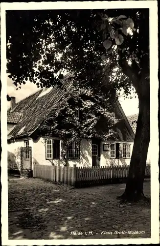 Ak Heide in Holstein, Klaus Groth Museum