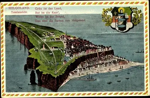 Nordseeinsel Helgoland, Panorama, Wappen