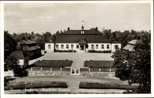 Ak Skansen Stockholm Schweden, Skogaholm Herrgard, Herrenhaus