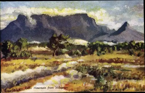Künstler Ak Ablett Enid, Tafelberg Südafrika, von Milnerton