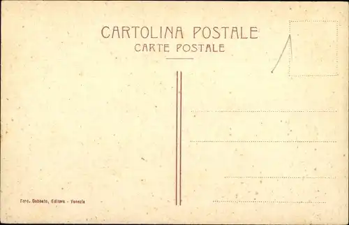 Litho Venezia Venedig Veneto, Il molo, Gondel