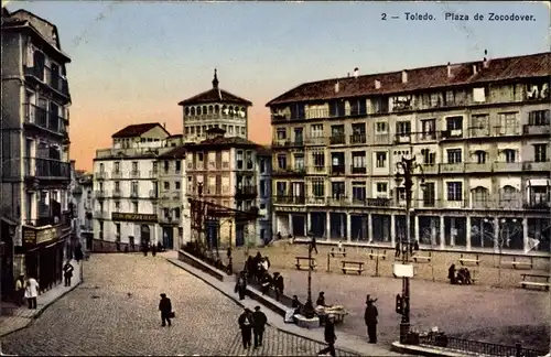 Ak Toledo Castilla La Mancha Spanien, Plaza de Zocodover