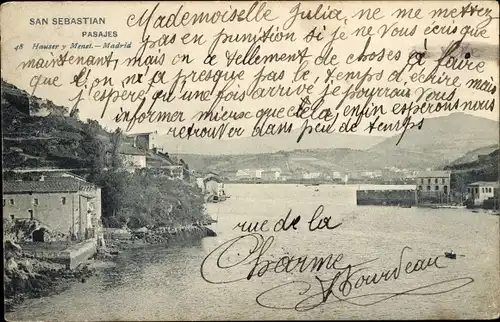 Ak Donostia San Sebastián Baskenland, Pasajes
