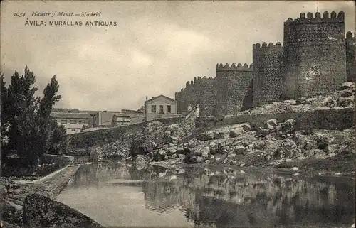 Ak Ávila Castilla y León, Alte Mauern