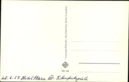 Ak Schauspieler Hans Holt, Portrait, Uniform, Autogramm