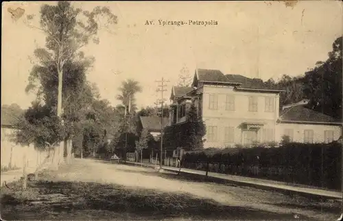 Ak Petrópolis Brasilien, Ypiranga Straße