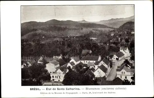 Ak Santa Catharina Brasilien, Blumenau, alte Kolonie