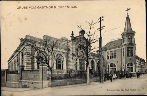 Ak Richzenhain Waldheim in Sachsen, Gasthof