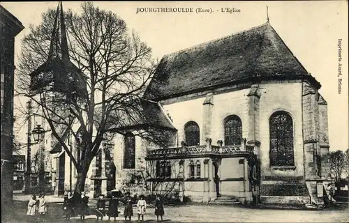 Ak Bourgtheroulde Eure, Église