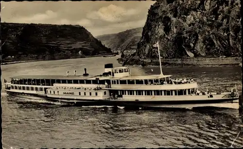 Ak Dampfer Mainz auf dem Rhein, Köln-Düsseldorfer Rheindampfschifffahrt