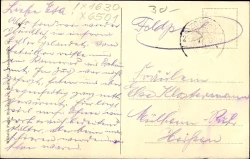 Ak Zossen in Brandenburg, Partie in der Barutherstraße