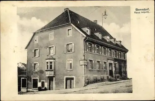 Ak Bonndorf im Schwarzwald, Haus Würth