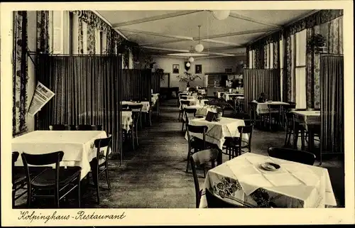 Ak Karlsruhe in Baden, Kolpinghaus, Restaurant