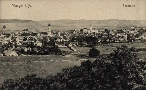 Ak Wangen im Allgäu, Panorama