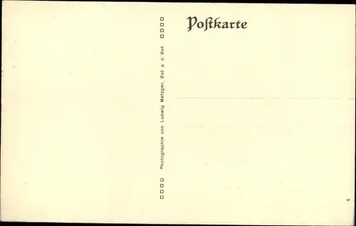 Ak Rot an der Rot in Württemberg, Oberer Weyer