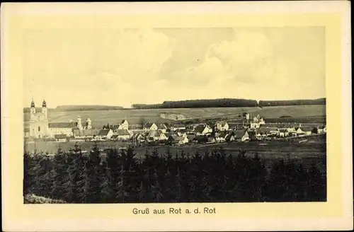 Ak Rot an der Rot in Württemberg, Panorama