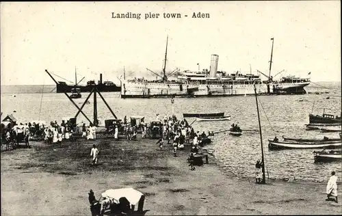 Ak Aden Jemen, Landungspierstadt