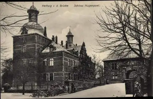 Ak Kettwig Essen im Ruhrgebiet, Schloss Hugenpoet