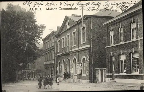 Ak Val Dieu Aubel Wallonien Lüttich, Gemeindehaus