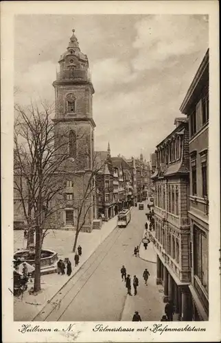 Ak Heilbronn am Neckar, Sülmerstraße, Hafenmarktsturm