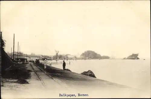 Ak Balikpapan Borneo Indonesien, Straßenpartie