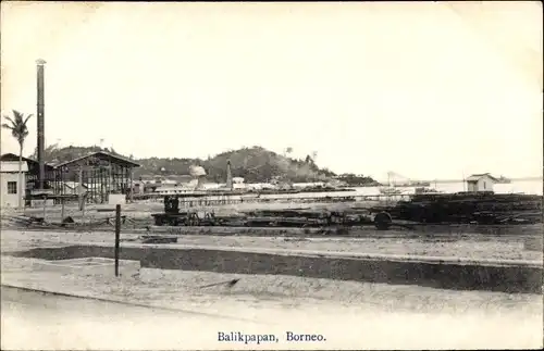 Ak Balikpapan Borneo Indonesien, Straßenpartie