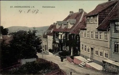 Ak Sankt Andreasberg Braunlage im Oberharz, Danielstraße