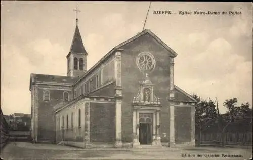 Ak Dieppe Seine Maritime, Kirche Notre Dame du Pollet