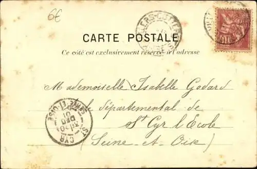 Ak Villers Cotterêts Aisne, le Chateau