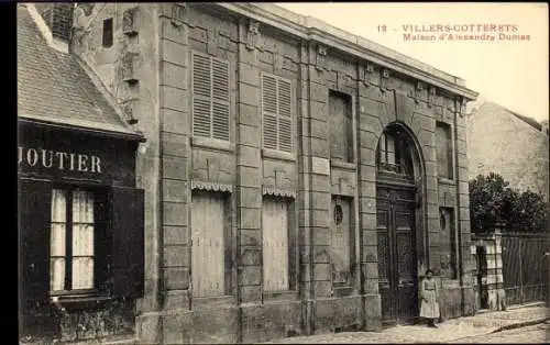 Ak Villers Cotterêts Aisne, Maison d'Alexandre Dumas