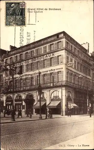 Ak Maintenon Eure et Loir, Grand-Hotel de Bordeaux