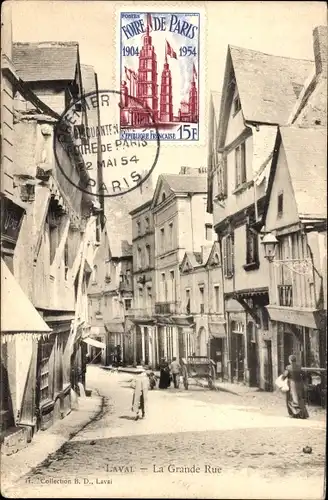 Ak Laval-Mayenne, La Grande Rue