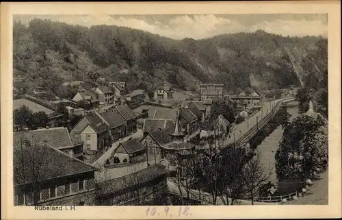 Ak Rübeland Oberharz am Brocken, Gesamtansicht