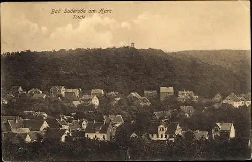 Ak Bad Suderode Quedlinburg im Harz, Totalansicht