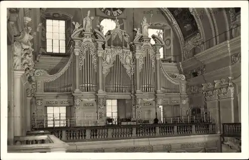 Ak Salzburg in Österreich, Salzburger Dom, Innenansicht, Große Orgel