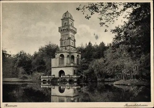 Ak Hansestadt Bremen, Aussichtsturm