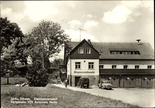 Ak Kleinhennersdorf Gohrisch Sächsische Schweiz, Heymannbaude, Ferienheim VEB Autotrans Berlin