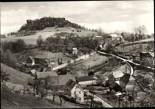 Ak Schöna Sächsische Schweiz, Ortsansicht, Kaiserkrone