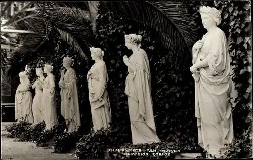 Ak Korfu Griechenland, Achilleion, Plastiken