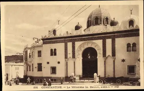 Ak Constantine, Algerien, Die Madrasa