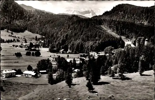 Ak Jachenau in Oberbayern, Zugspitzmassiv