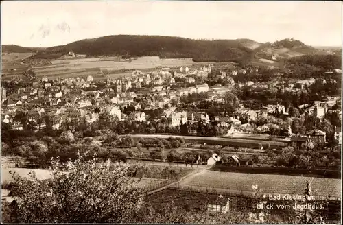 Ak Bad Kissingen Unterfranken Bayern, Blick vom Jagdhaus