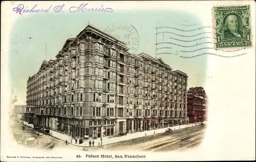 Ak San Francisco Kalifornien USA, Palace Hotel
