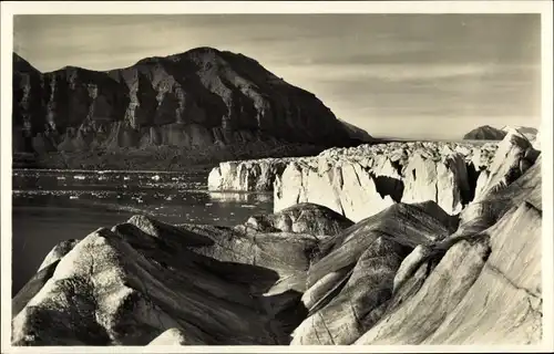 Ak Svalbard Spitzbergen Norwegen, Tempelbucht von Post-Gletscher