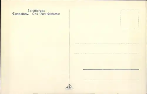 Ak Svalbard Spitsbergen Spitzbergen Norwegen, Tempelbugten, Tempelbucht vom Postgletscher